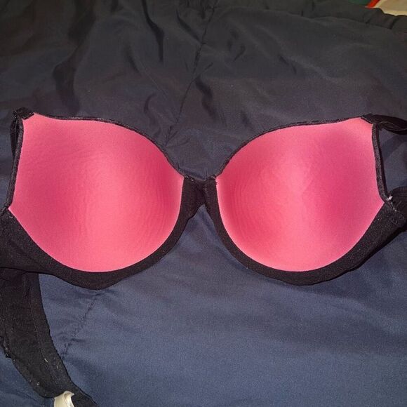 Victoria’s Secret PINK WEAR EVERYWHERE T-SHIRT LIGHTLY LINED BRA black 36D - Picture 5 of 5